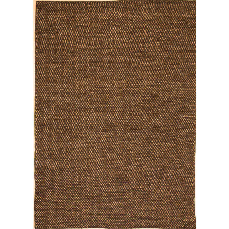Yahir Solid Colour Wool Hand Woven Area Rug, Rectangle 200 x 300cm