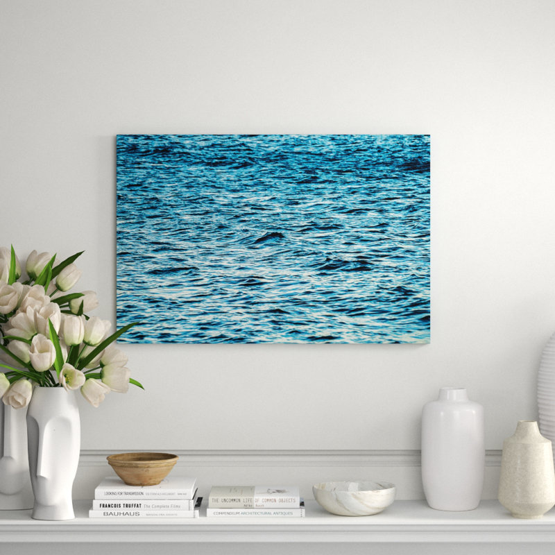 Blue Chop Print by Ted Glasoe