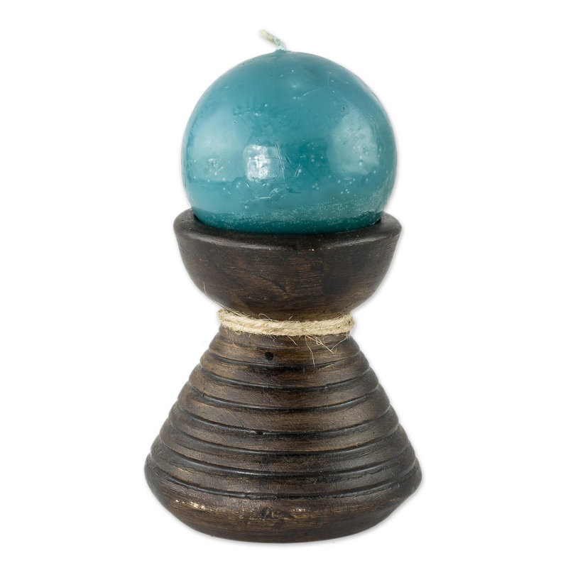 Unscented Tumbler Candle with Ceramic Holder