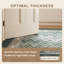 Tapis Cinder2 moderne à rayures effet pinceau, vert, gris et blanc, antidérapant, à poils courts, pour intérieur et extérieur, adapté aux animaux domestiques, salon, chambre, salle à manger, entrée, couloir, bureau, lavable-160648869