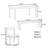 Classic simple solid wood table set-106974300