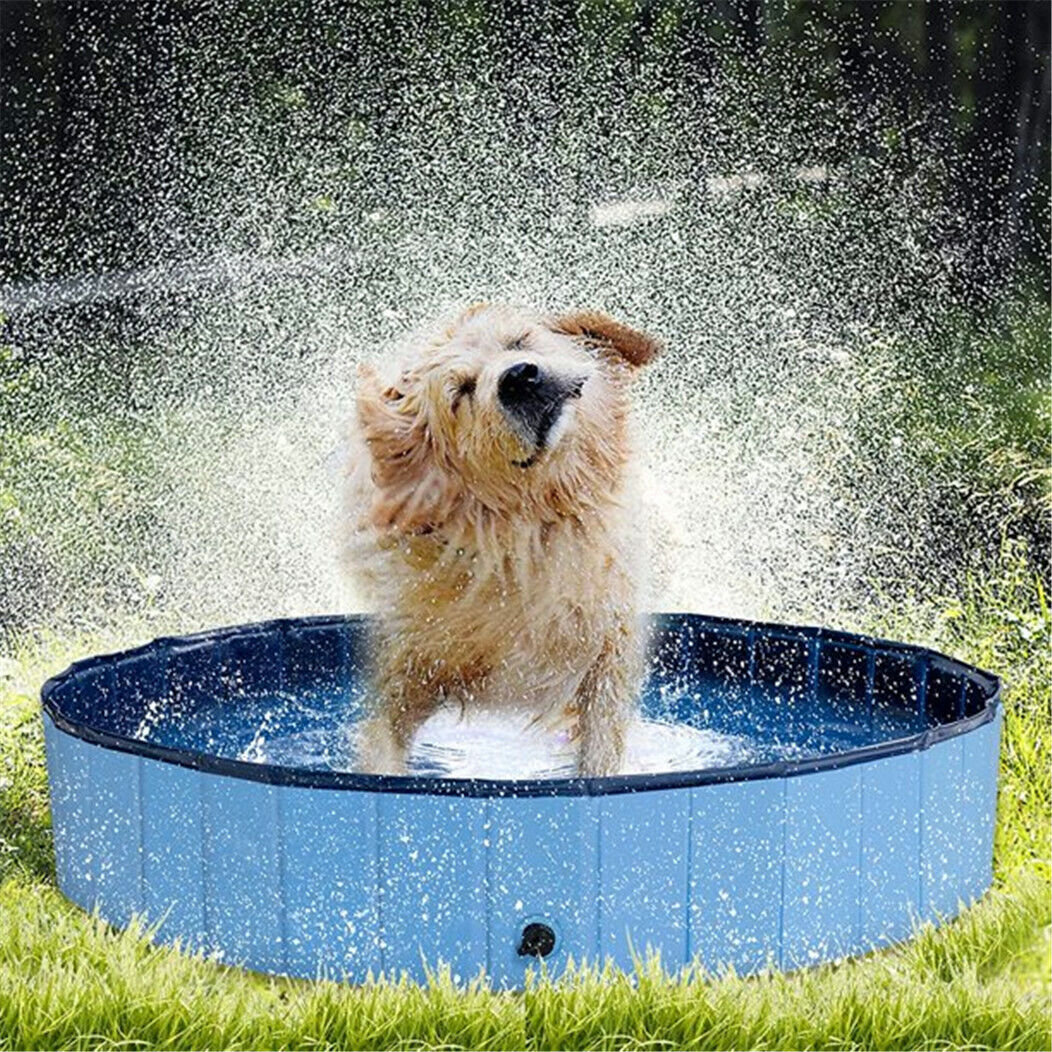 Rosemont Foldable Pet Pool Swimming Bathing Tub