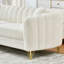 Causeuse en tissu 62,85 po Boucle-1091377975