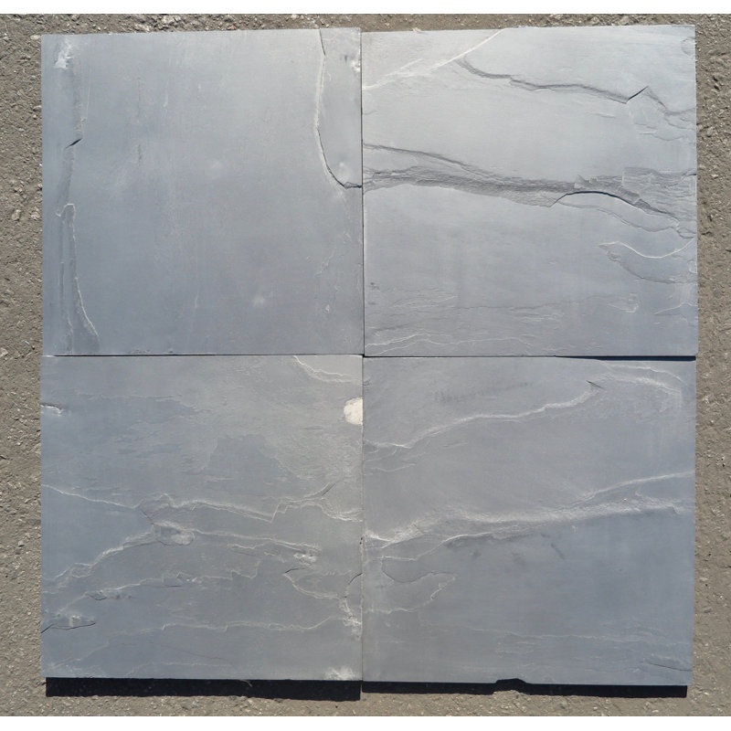 12" x 12" Slate Stone Look Vintage Wall & Floor Tile