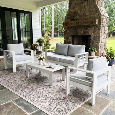 Alturas Standalone Product 4 Piece Sofa Seating Group With Cushions