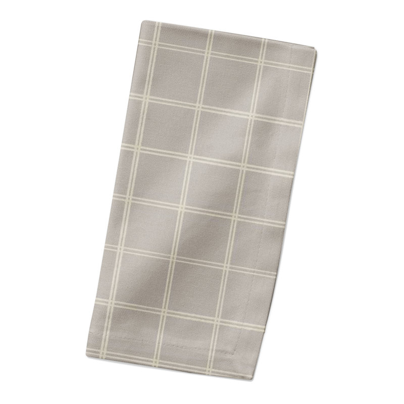Serviette en coton 10 po Divia, Gris