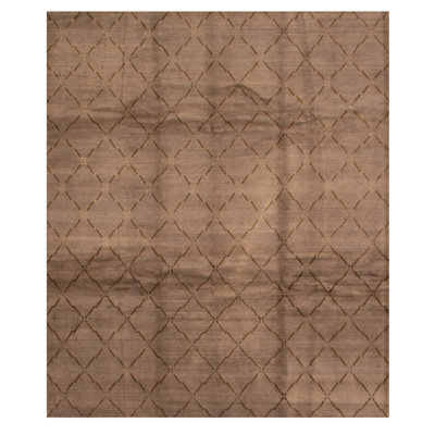 Wool Geometric Indoor Rug