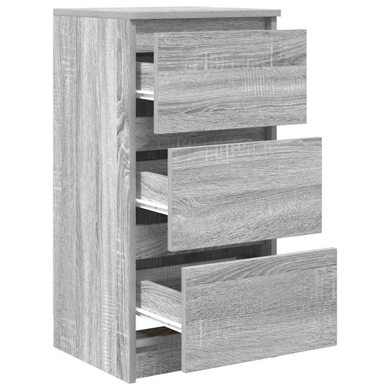 Sideboard 37.5X35x76 Cm Engineered Wood, Grey Sonoma