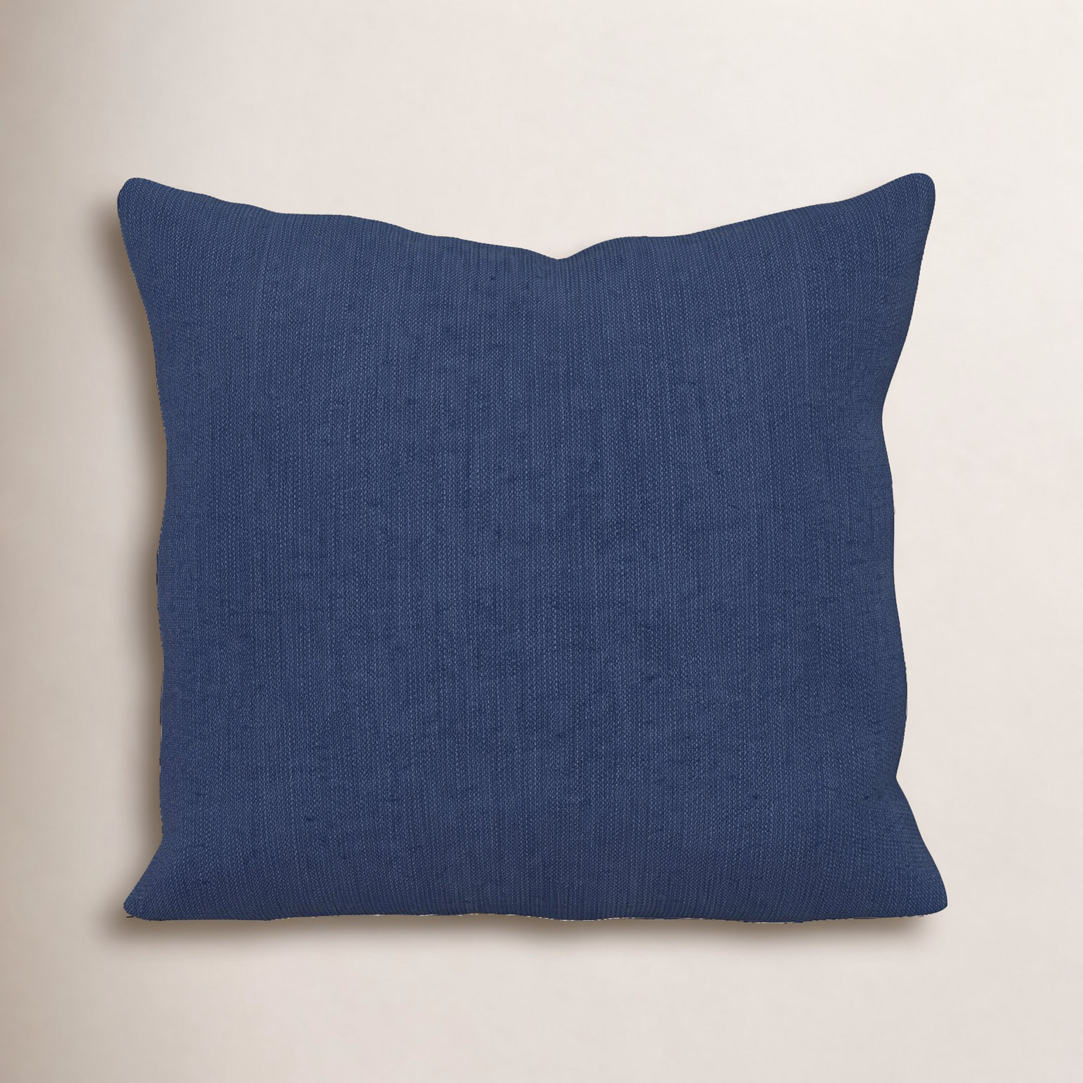 Indoor/Outdoor Throw Pillow, Square 24", Spectrum Indigo Sunbrella® Plainweave