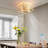 Drane 19.7in White Gold Ceiling Fan with Remote Control and Light Kit Included