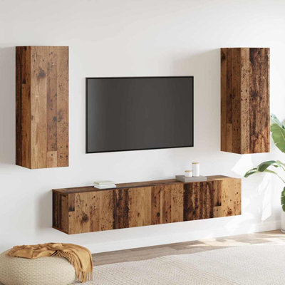 Unfinished Floating Entertainment Centre for TVs up to 88"