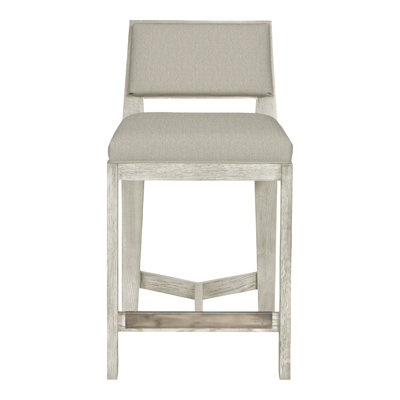 Scoville By Thom Filicia Upholstered Stool with Solid Wood Frame
