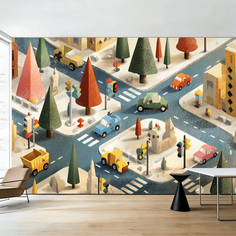 Adhésif mural amovible auto-adhésif et amovible, L 99,6 po x l 144 po
