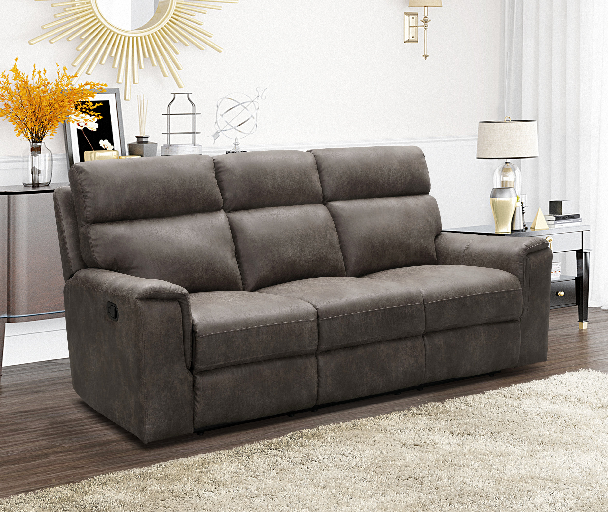 Red Barrel Studio® Nobleboro 2 Piece Reclining Living Room Set | Wayfair