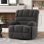 Fauteuil inclinable et berçant inclinable pivotant de H 40,94 po Heald-1365978087