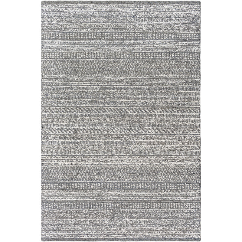 Elmina Wool Abstract Indoor Rug, Rectangle 9' x 12'