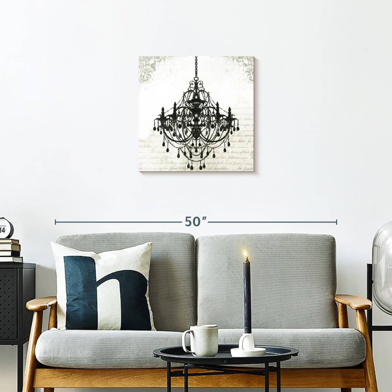Lustre noir Senne II, H 20 po x l 20 po