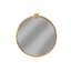 Eternity Round Metal Beveled Wall Mirror