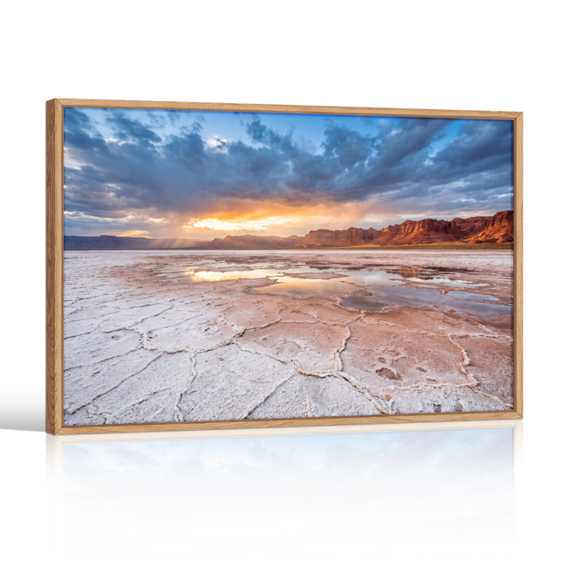Ensemble de 1 tableau sur toile « Ciel du désert », H 24 po x l 36 po, Naturel