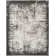 Machine Woven Polyester Area Rug in Cream/Gray