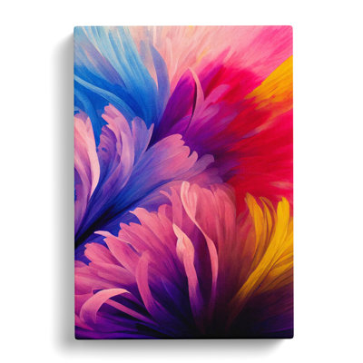 Chrysanthemum Flowered - Wrapped Canvas