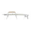 Chaise longue d'extérieur en maille d'aluminium Oxton