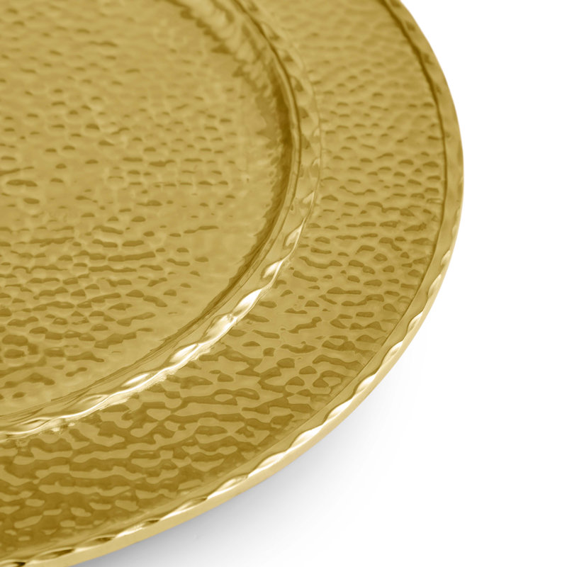 Hammertone Charger, Gold