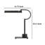 Lampe de bureau 18 po Hoso, 2 ports USB, cadre en métal AdjusDesk-103134216