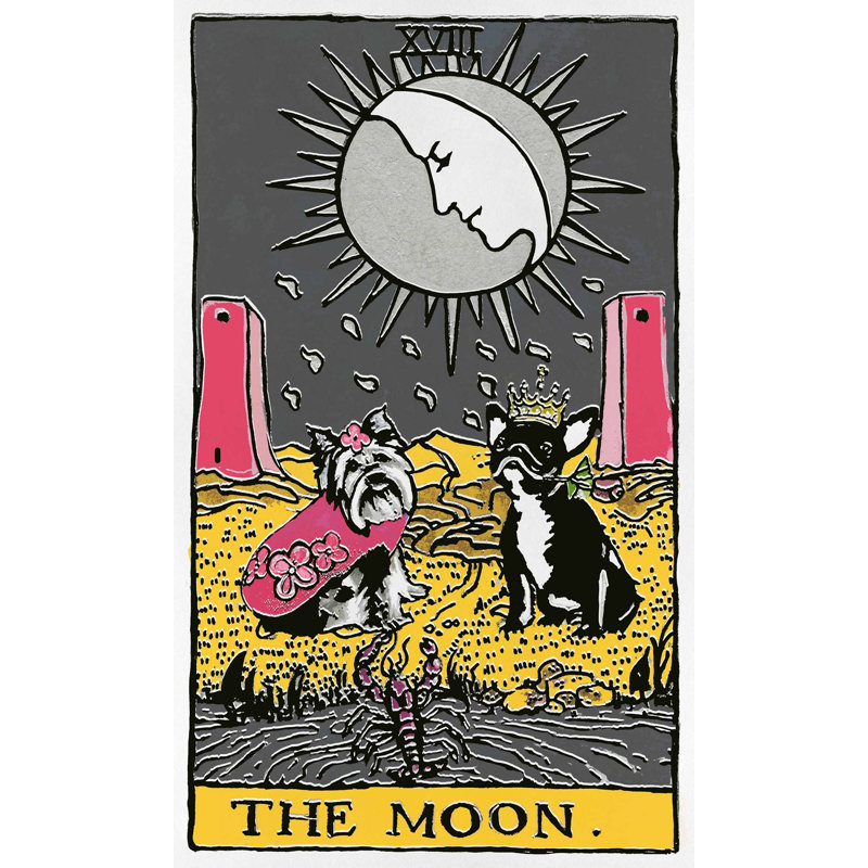 The Moon Print by Rita Taverni, No Frame, 31" H x 19" W