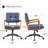Upholstered Swivel Home Office Desk Chair-1400671505