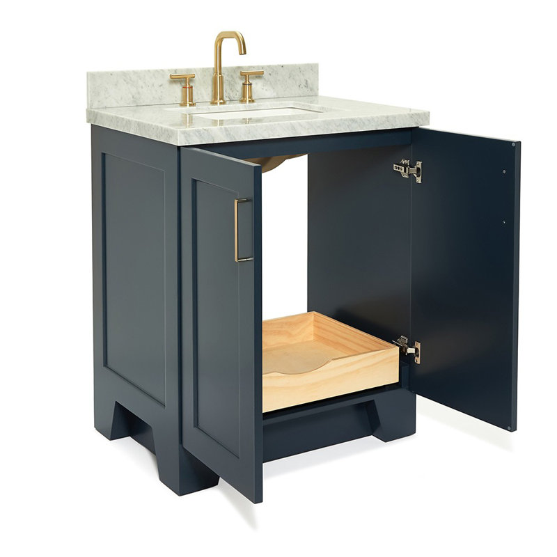 ARIEL TAYLOR 31 IN RECTANGLE SINK VANITY, Midnight Blue, Rectangle