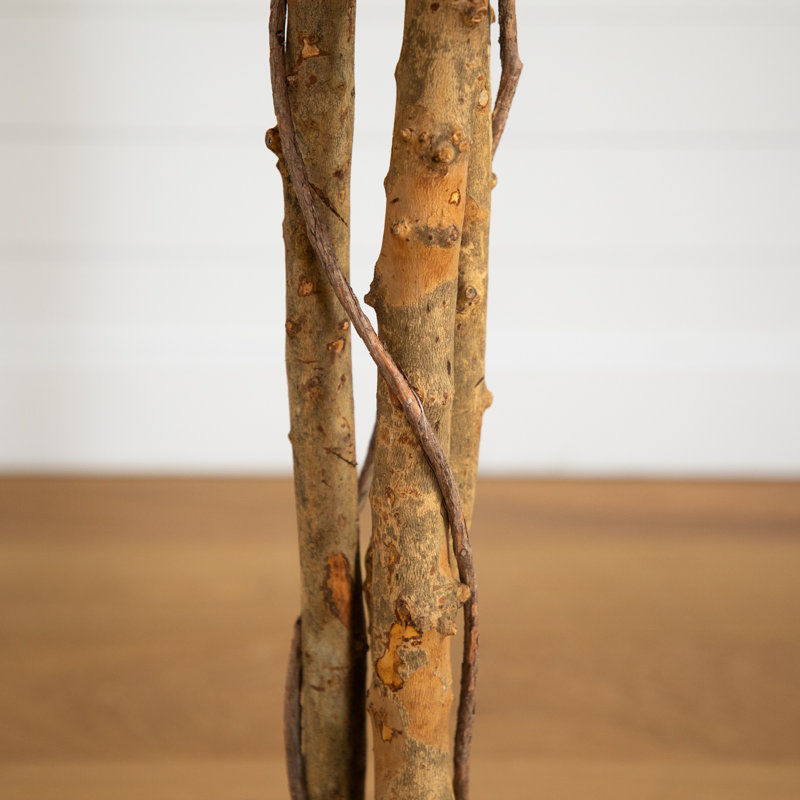 10ft. Autumn Ficus Artificial Fall Tree, 96" H x 40" W x 40" D, Orange