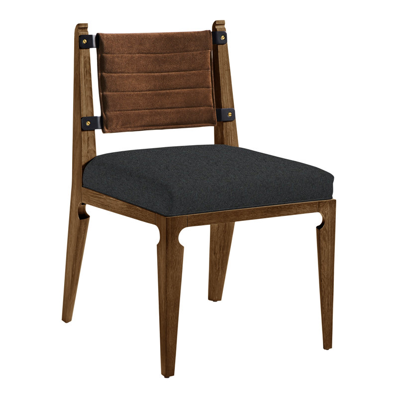 Thom Filicia Home Gifford Side Chair, Havana, Ian Lagoon