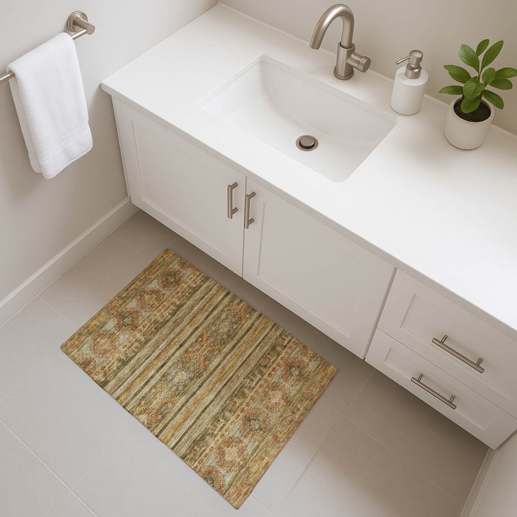 Premium Machine Washable Brennon AMF1626 Global Rug