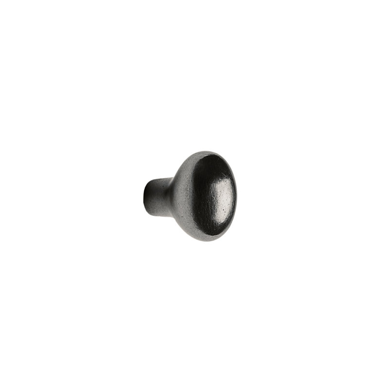 Egg Bronze Oval Knob, White Bronze Medium