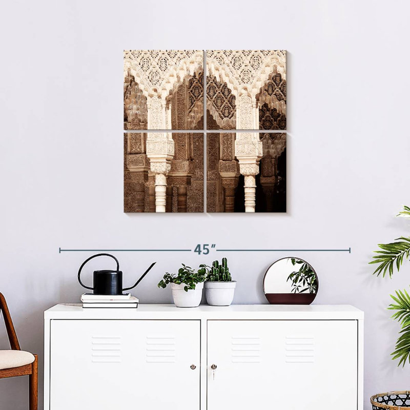 Nicci, les arches arabes, H 26 po x l 26 po