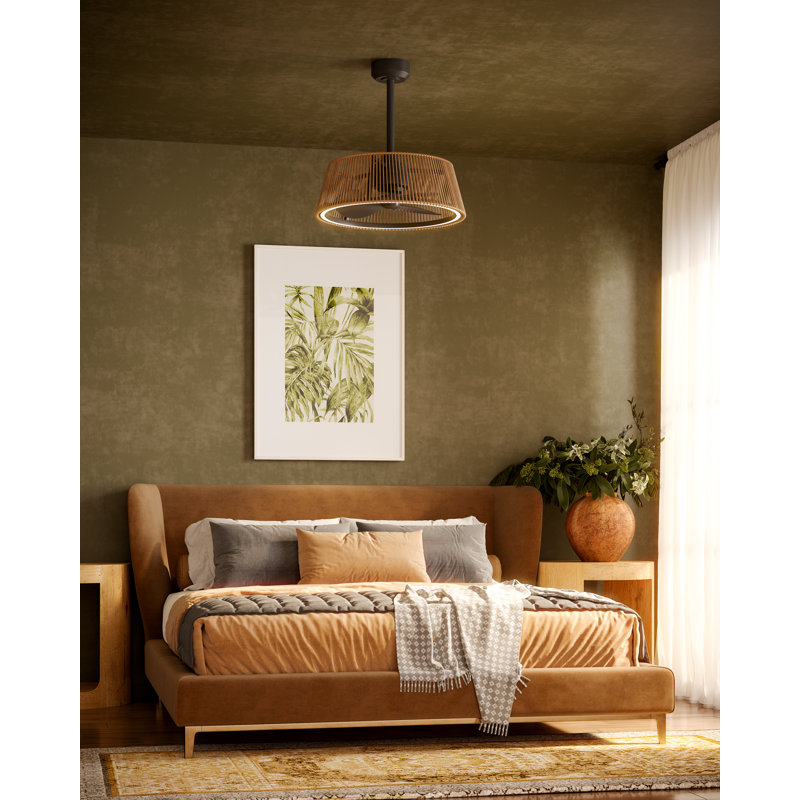 Isla 24-In Ceiling Fan, Matte Black, Matte Black