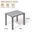 Table d'appoint rectangulaire en aluminium-907549594