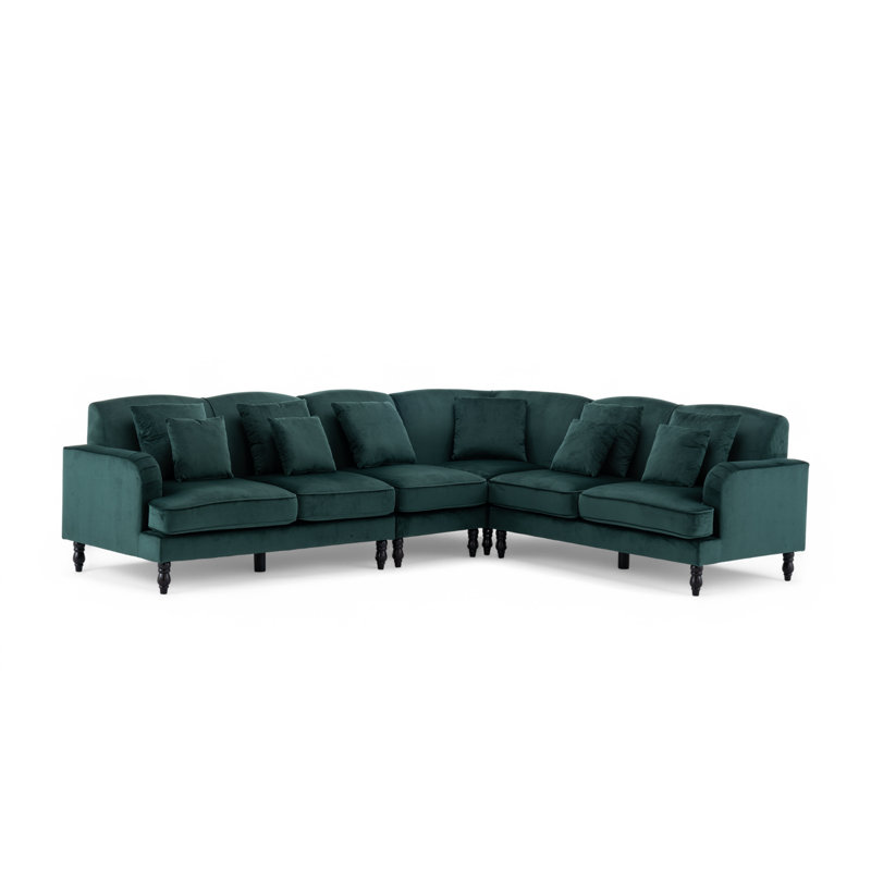 Modular Corner Sofa 2C3/3C2, Green