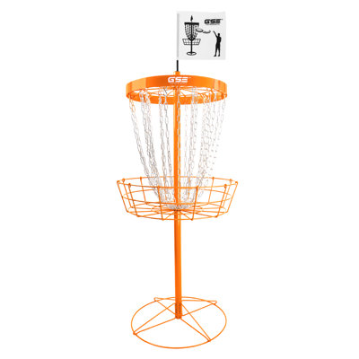Panier de golf robuste à 24 chaînes GSE, cible de pratique professionnelle en métal