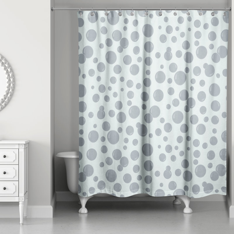 Rideau de douche simple, Vert