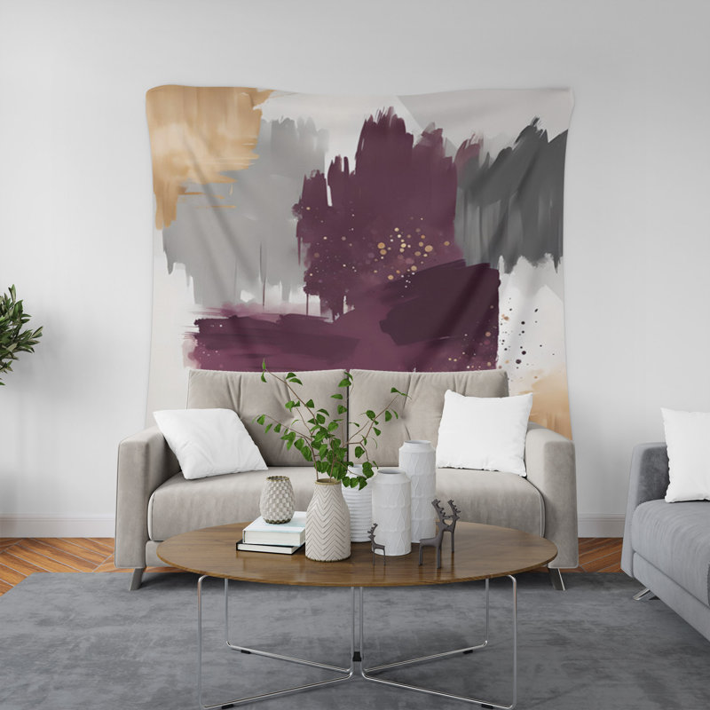 Tapisserie murale, H 88 po x l 104 po x P 1,2 po