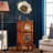 Brown+Gold Free Form Solid Wood+Copper Media Players