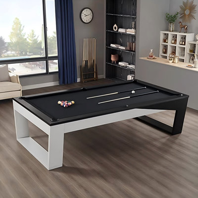 Modern Three-in-one Solid Wood Marble Multi-Functional 7'Pool Table