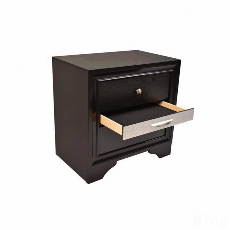 Table de chevet 2 tiroirs Traditional, en bois
