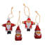 3.9'' Wood Hanging Figurine Ornament