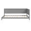 Lit de jour simple en bois gris - conception polyvalente pour différents styles de style classique avec accoudoirs et-2022754931-2022754932