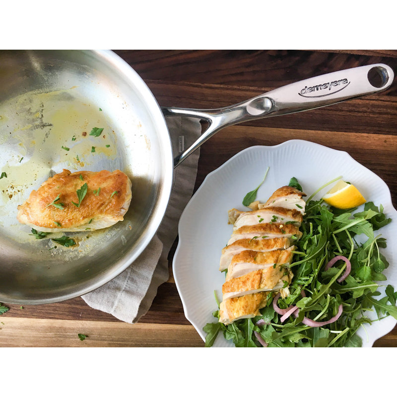 Demeyere Atlantis Proline 9.45 in. Stainless Steel Fry Pan