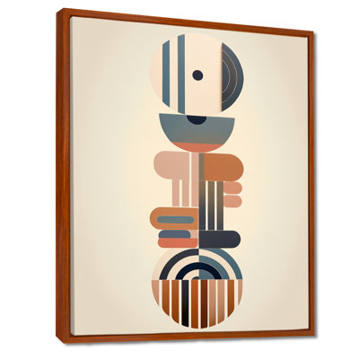 Minimal Geometrics Ethnic Balance - Art mural Mid-Century