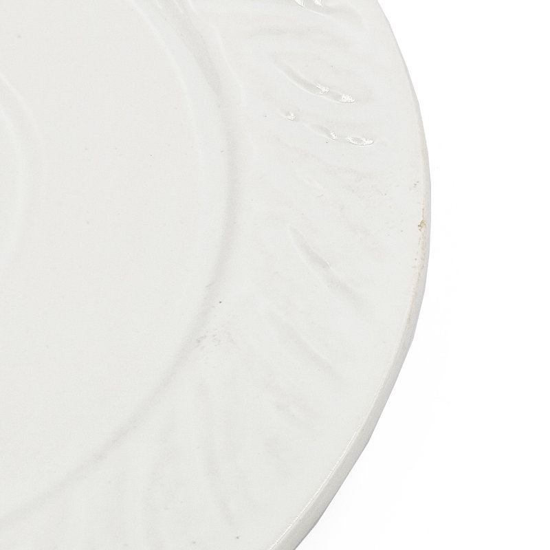 Ensemble de 8 tasses et soucoupes - blanc